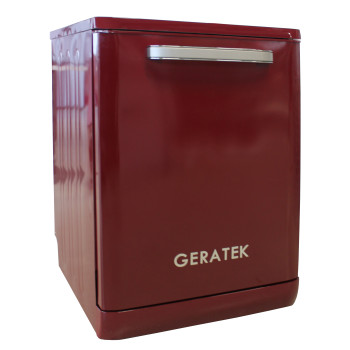 Geratek Wien GS 6200 WR Retro volně stojící myčka nádobí bordó