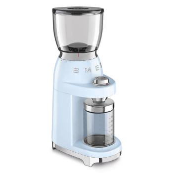 Smeg CGF01PBEU Mlýnek na kávu 50´s Retro Style pastelově modrý