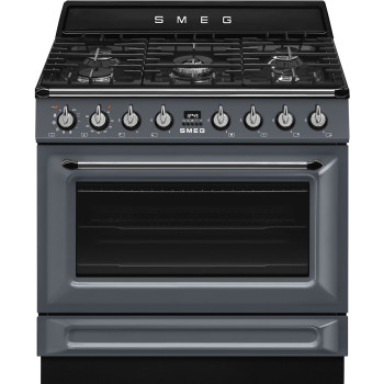 Smeg TR90GPGR Victoria sporák kombinovaný pyrolitický šedý