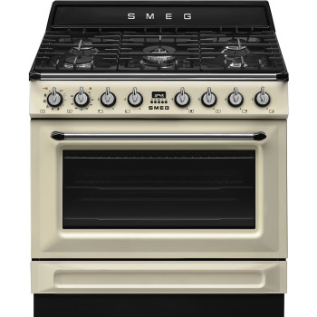 Smeg TR90GPP Victoria sporák kombinovaný pyrolytický krémový