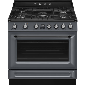 Smeg TR90GMGR Victoria sporák kombinovaný šedý 