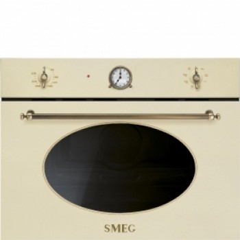 Smeg SF4800MPO retro mikrovlnná trouba krémová