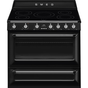 Smeg TR90IBL2 indukční sporák 90 cm černý Victoria