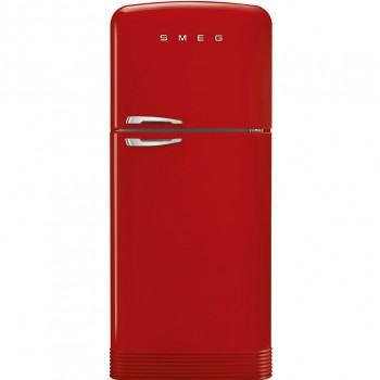 Smeg FAB50RRD5 retro kombinovaná lednice červená    