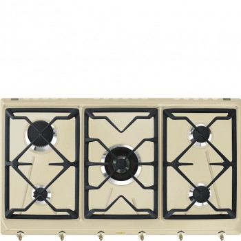 Smeg SRV896POGH Colonial plynová deska krémová