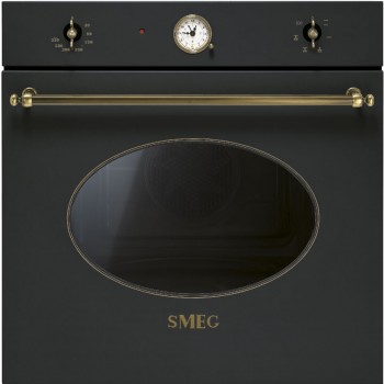 Smeg SF800AO Coloniale retro pečící trouba antracit