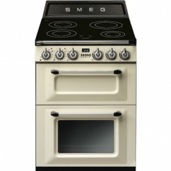 Smeg TR62IP2 Victoria krémový indukční sporák 60 cm 