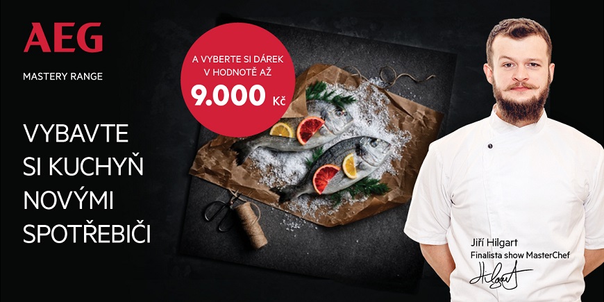 Vybavte si kuchyň novými spotřebiči a vyberte si dárek v hodnotě až 9.000,- Kč